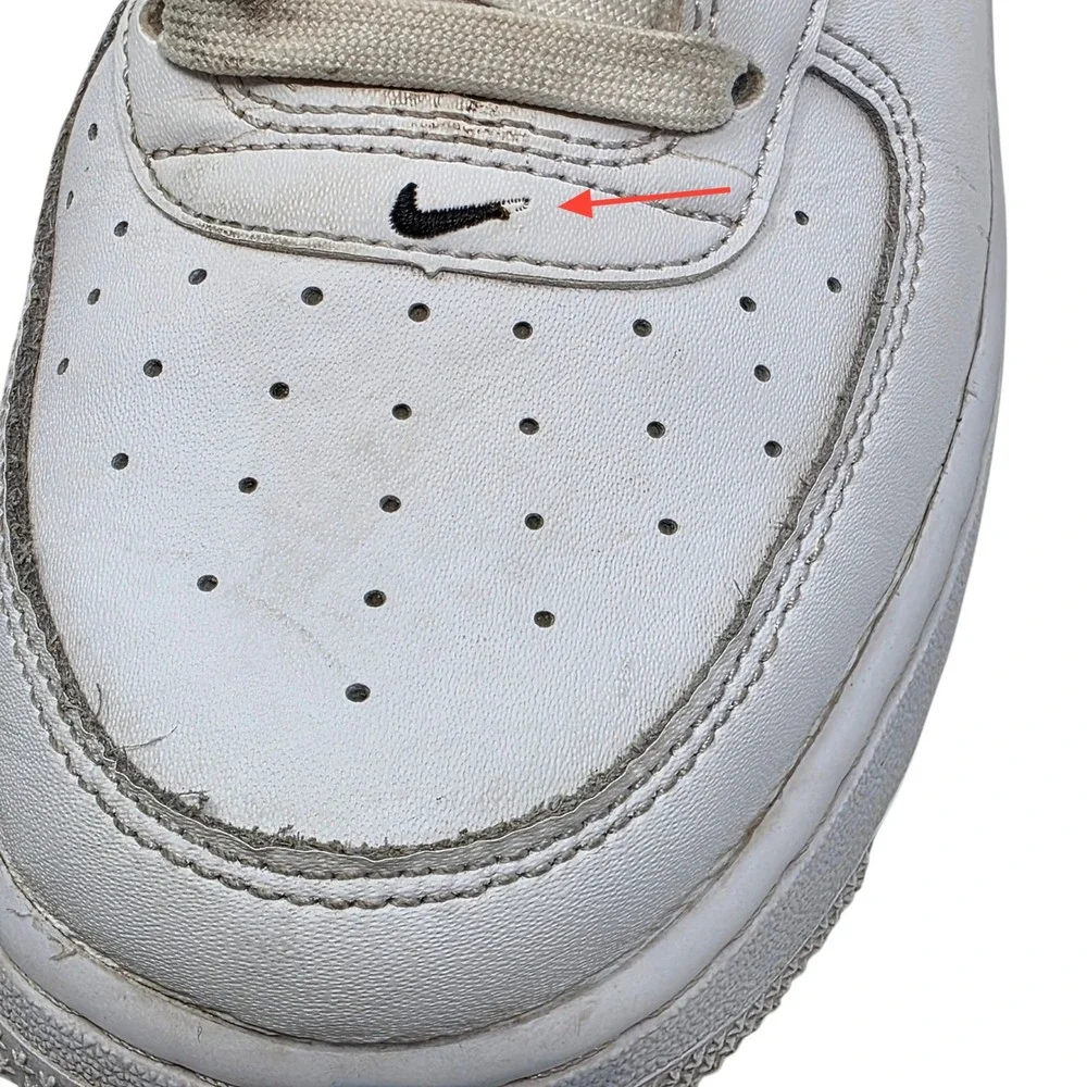 Nike Air Force 1 Low‎ White Black Big Kids Shoes FV5948 101 Size 7Y